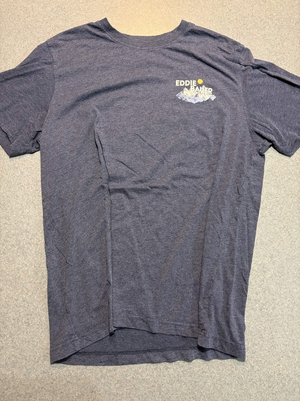 Eddie Bauer Men's Navy Graphic Logo T-Shirt